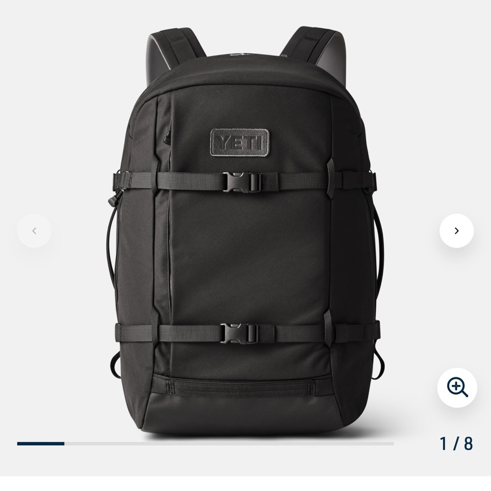 Yeti 35L Crossroads Backpack Black                   13.0"W x 8.0"D x 20.0"H